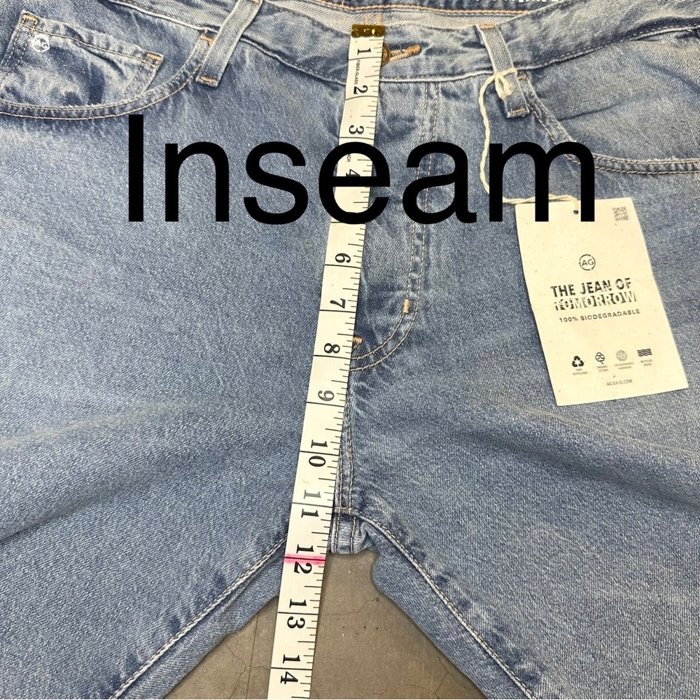 Adriano Goldschmied-Jeans of Tomorrow Sz34x33 Blue Everett Slim Straight Jeans - Picture 10 of 11